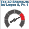 Top 40 Shortcuts for Logos 6 - Part 1/2