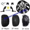 10" Vegas Aluminum Wheel, Tire and Jakes 6" Lift Kit Combo