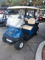 Club Car Precedent Blue Golf Cart