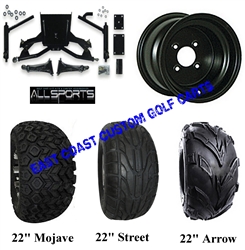 All Sports Club DS Super Sport Lift Kit Wheel &Tire Combo #1