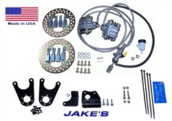 Jakes Lifted EZGO TXT 94-09 Jakes Front Disc Brake Kit #7210