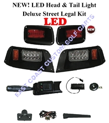EZGO LED Deluxe Street Legal Light Kit  #LGT-504L