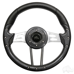 13" Aviator 4 Carbon Fiber Steering Wheel