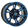 14x7 GTW Blue/Black Spyder Wheel