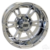 12x7 RHOX RX322 Chrome Golf Cart Wheel