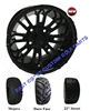 12x7 RHOX RX271 Black Wheel with Your Choice of Lifted Tire
