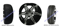 14x7 RX260 Wheel and Low Profile Tire