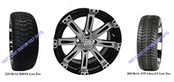 14x7 Vegas Wheel and Low Profile Tire