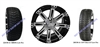 14x6 Centered Vegas Wheel and Low Profile Tire