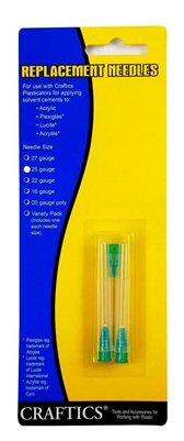 25 Gauge Applicator Needle - 3-Pack