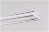 Clear Extruded Acrylic Half-Round Rod