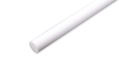 Natural PTFE Rod - Virgin