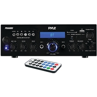 200-Watt Bluetooth Stereo Amp Receiver with USB & SD Card Readers