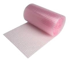 Sancell Anti-Static 10mm Bubble Roll (pink) 100m roll-2 layer