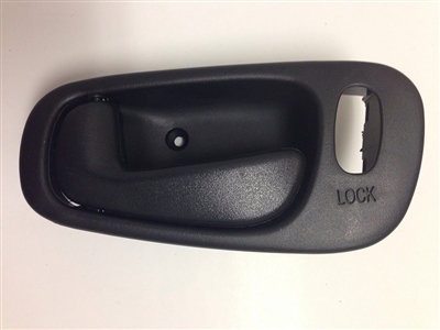 98-02  Corolla Interior Door Handle LH Power Lock - Black