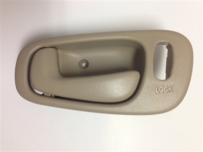 98-02  Corolla Interior Door Handle LH Power Lock - Beige