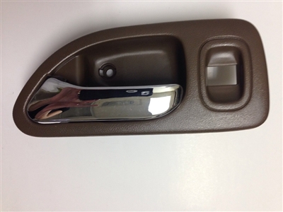 94-97 Accord 4DR Interior Door Handle LH - Chrome/Brown