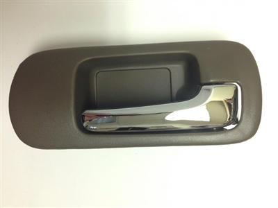 01-05 Civic 4DR Interior Door Handle RH - Chrome/Brown