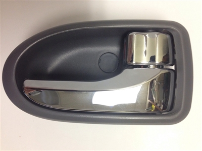 00-06 MPV Van Interior Door Handle RH - Chrome/Dark Gray