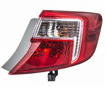 2012-2014 TOYOTA CAMRY TAIL LAMP ASSEMBLY QUARTER MOUNTED RH	(PASSENGER)