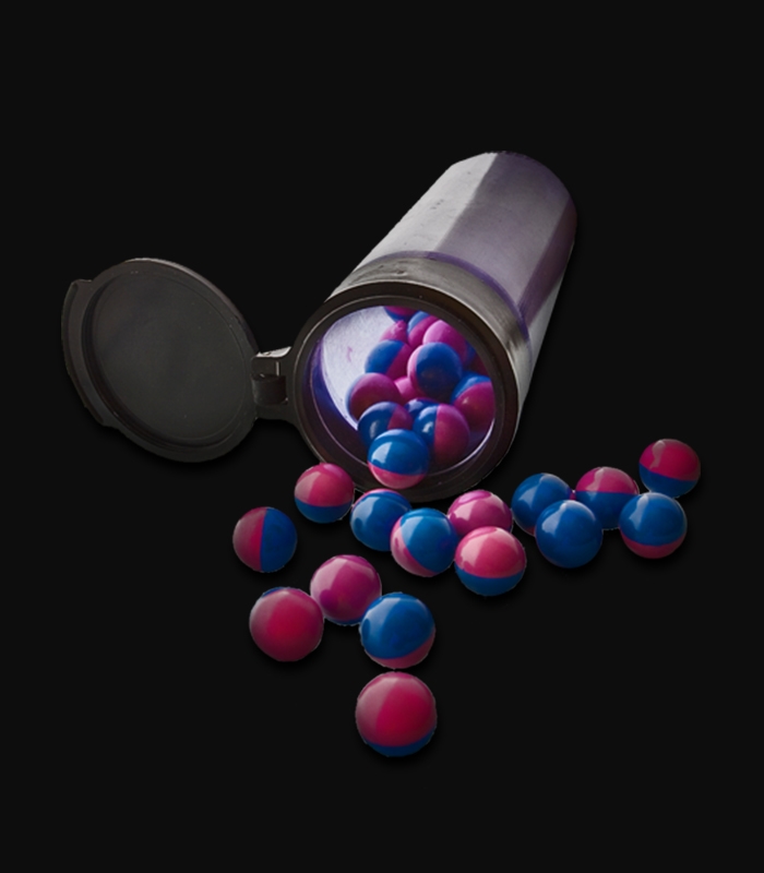 144 Blue/Pink Paintballs