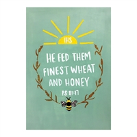 Gift of Finest Wheat First Communion Card