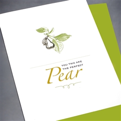 Anniversary  " Perfect Pear "  AN06 Greeting Card