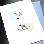 Anniversary  " Tail Wagging "  AN37 Greeting Card