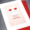 Anniversary / Equality  " Red Lips "  ANEQ02 Greeting Card