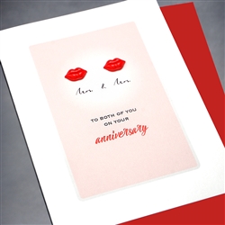 Anniversary / Equality  " Red Lips "  ANEQ02 Greeting Card