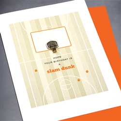 Birthday " Slam Dunk "  BD153 Greeting Card