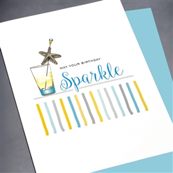 Birthday " Sparkle "  BD198 Greeting Card