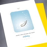 Birthday " Splash "  BD241 Greeting Card