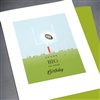 Birthday  " Football "  BD296 Greeting Card