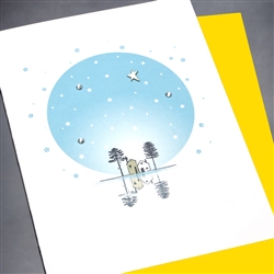 Blanks " Star & Crystals "  BLK65 Greeting Card