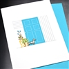 Blanks " Dog & Blue Door "  BLK97 Greeting Card