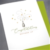 Congratulations " Champagne "  CG11 Greeting Card