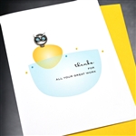 Employee Relations  " Owl "  EMP05 Greeting Card