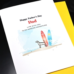 Father' Day  " Golf "  FD127 Greeting Card