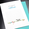 Friendship " Miss You "  FR178 Greeting Card