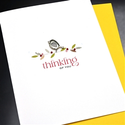 Thinking Of You " Bird "  FR180 Greeting Card