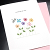 Thinking Of You " Dragon Fly & Flowers "  FR184 Greeting Card