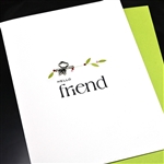 Friendship " Hello Friend "  FR187 Greeting Card