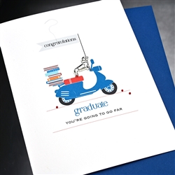 Graduation  " Going Far "  GD26 Greeting Card