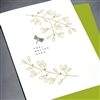 Get Well  " Dragon Fly & Branches "  GW51 Greeting Card