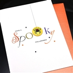 Halloween " Spider "  HW25 Greeting Card