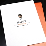 Halloween " Happy Hipster "  HW61 Greeting Card