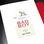 Love  " Bad Boy "  LV148 Greeting Card