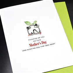 Mother's Day  " Bird & Hearts "  MD189 Greeting Card