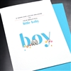 New Baby " Elephant / Boy "  NB68 Greeting Card